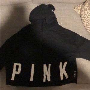 PINK CROPPED SWEATSHIRT